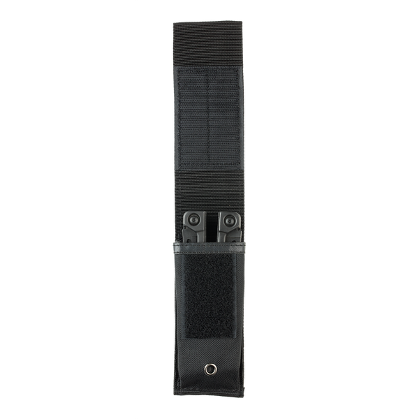 Заден изглед на Leatherman MOLLE черна кания размер L с MOLLE система за закрепване