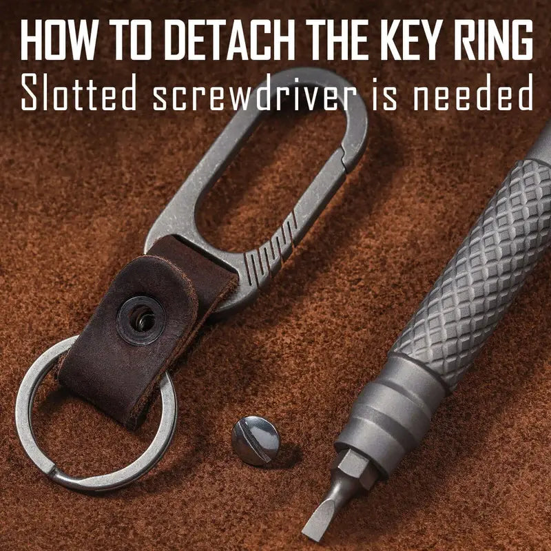 Демонтаж на ключов обръч на KeyUnity KM02 с плоска отвертка