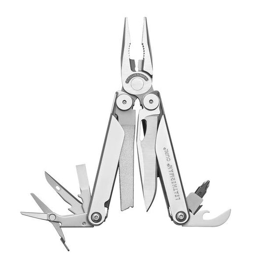 Leatherman CURL  напълно отворен мултитул с клещи, нож и инструменти
