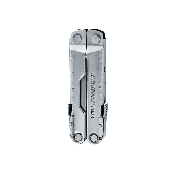 Сгънат Leatherman Rebar мултитул с компактен дизайн и корпус от 420HC стомана