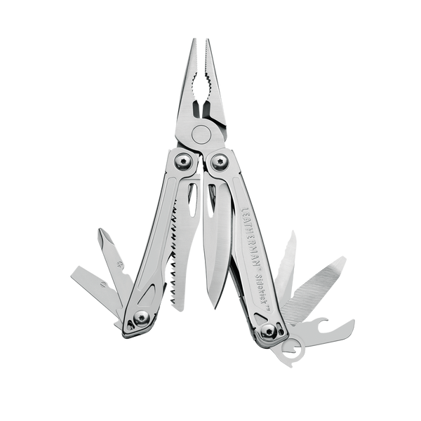 Leatherman Sidekick мултитул с разгънати инструменти - преден изглед