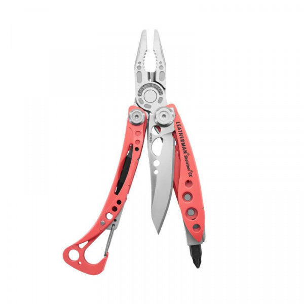 Leatherman Skeletool CX Guava - отворен мултитул с клещи, нож и бит драйвер