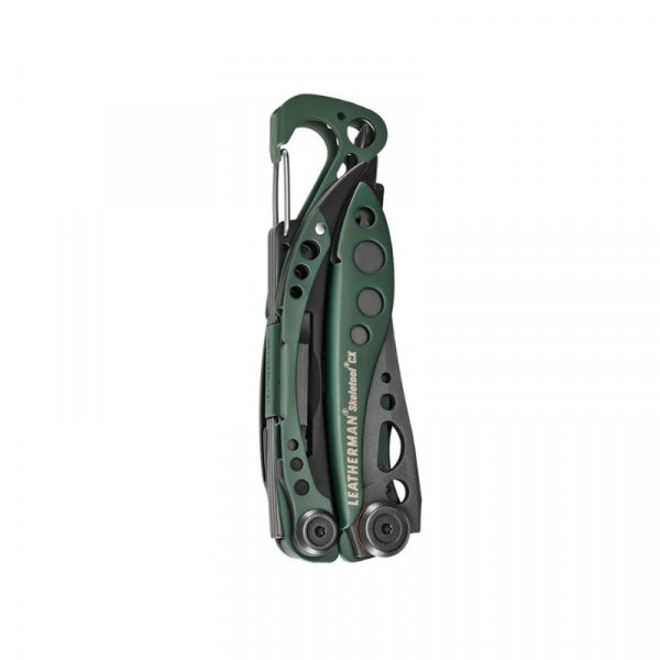 Leatherman Skeletool CX OD Green - затворен мултитул със щипка и карабинер