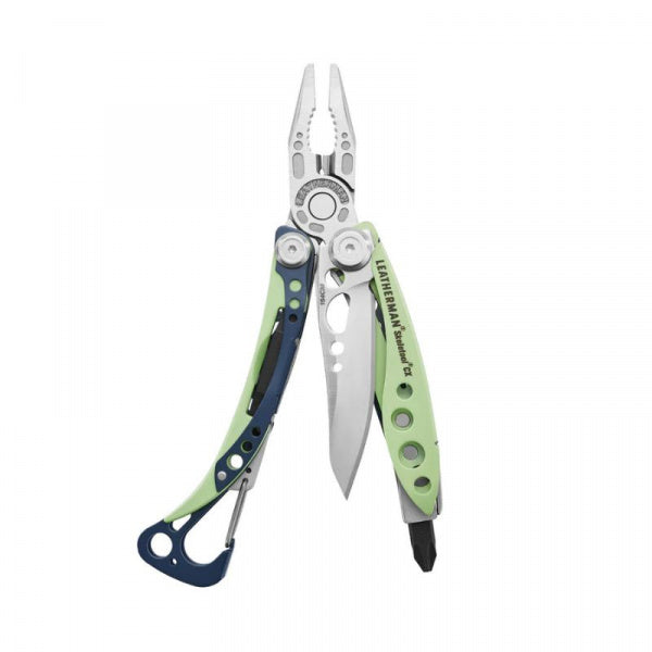 Leatherman Skeletool CX Verdant - отворен мултитул с клещи, нож и бит драйвер