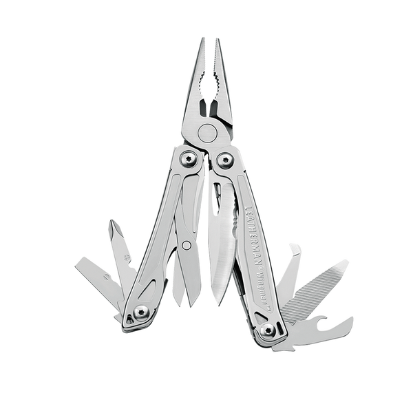 Leatherman Wingman мултитул с отворени инструменти и пружинни клещи